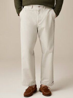 J. Crew - Giant-fit Chino Pant (BI521) - Stone (NA0965) - 34x32 - BNWT